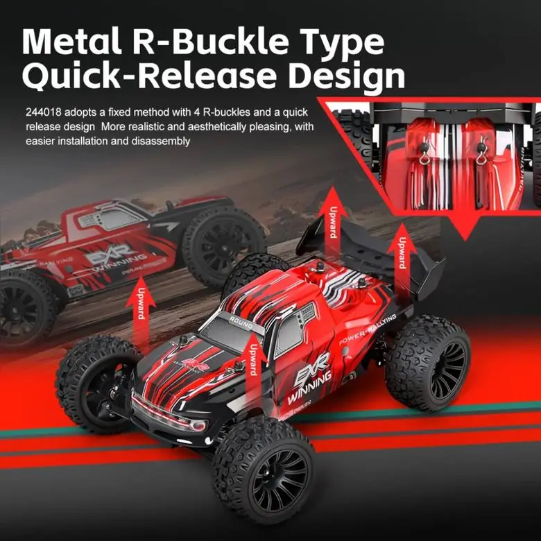 WLtoys 244018 1:24 2WD Off-Road RC Climbing Car (30 km/h) — 1:24