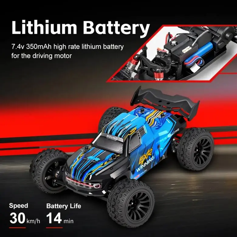 WLtoys 244018 1:24 2WD Off-Road RC Climbing Car (30 km/h) — product photo 6