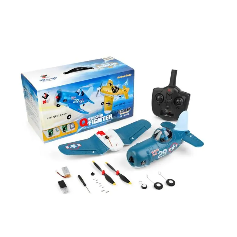 WLtoys XK A500 F4U Corsair 4-CH RC Warbird (RTF) — Warbird