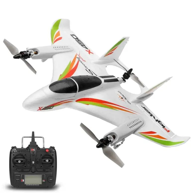 WLtoys XK X450 6-CH VTOL Fixed-Wing RC Fighter Jet (RTF)