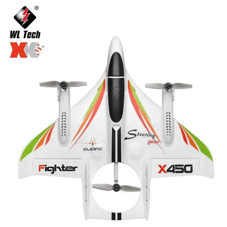 WLtoys XK X450 6-CH VTOL Fixed-Wing RC Fighter Jet (RTF) — VTOL